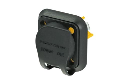 SCNAC-FPX - Neutrik - SCNAC-FPX - The rubber sealing cover protects the powerCON TRUE1 female chassis connector NAC3FPX* from dust and water according to protection class IP65.