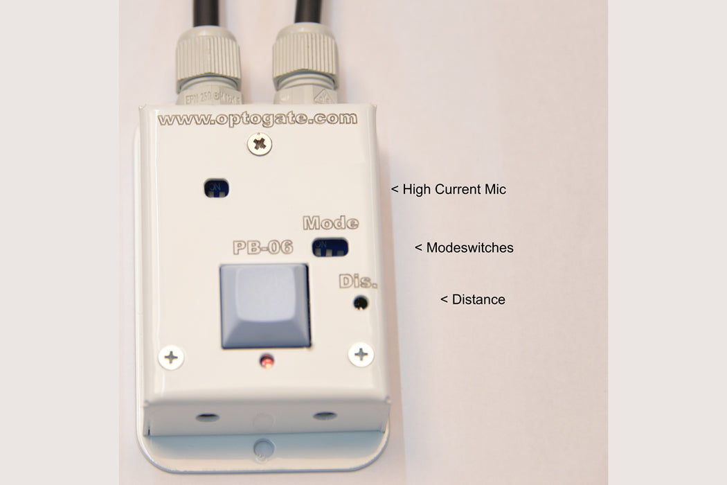 Optogate - PB-06 - Push Buttom Mic Gate For Fixed Installs.