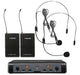 PAW-266/PBT-172/PL90 - Pasgao - PAW-266/PBT-172/PL90 - Wireless Mic System With 2 x Lapel Mics