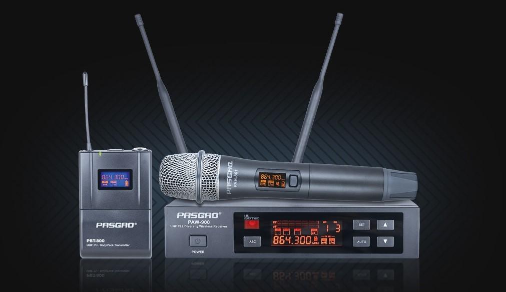 PAW-900/PAH-801 - Pasgao - PAW-900/PAH-801 - Wireless Mic System With 1 x Handheld Mic
