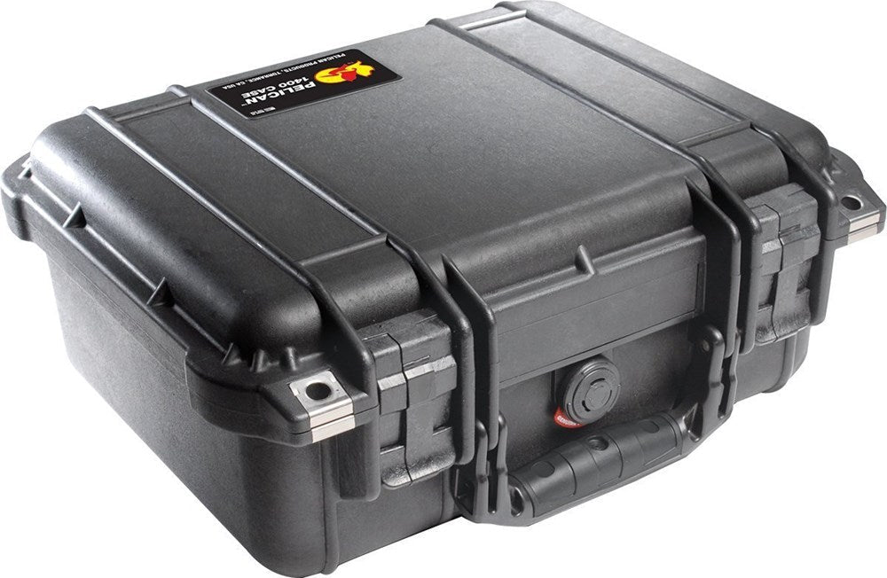 1400-B-NF - Pelican Cases - 1400 Protector Case - Internal dimensions: 300 x 225 x 132 mm.