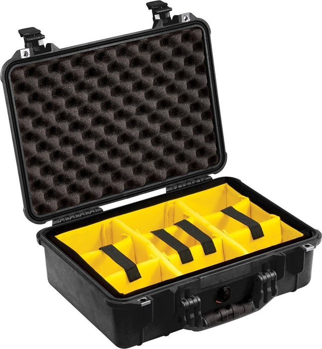 1500-B-PD - Pelican Cases - 1500 Protector Case - Internal Dimensions: 425 x 284 x 155 mm.