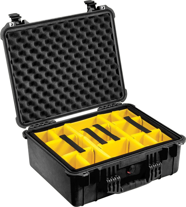 1550-B-PD - Pelican Cases - 1550 Protector Case - Internal dimensions: 473 x 360 x 196 mm.