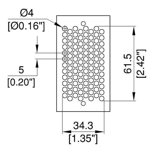20301-20 - Penn Elcom - 20301-20 - 2U Vented Front Panel