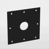 50143-20 - Penn Elcom - 50143-20 - 1 x 4 End Plate Punched For PG16 Cable Gland