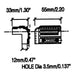 C1537 - Penn Elcom - C1537 - Plastic Stacking Corner