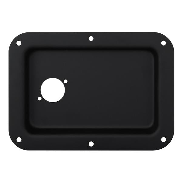 D021K - Penn Elcom - D021K - Dish Punched for 1 x D-Series Connector - Black