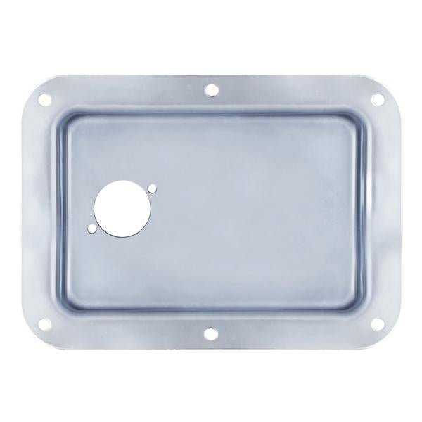 D021Z - Penn Elcom - D021Z - Dish Punched for 1 x D-Series Connector - Zink