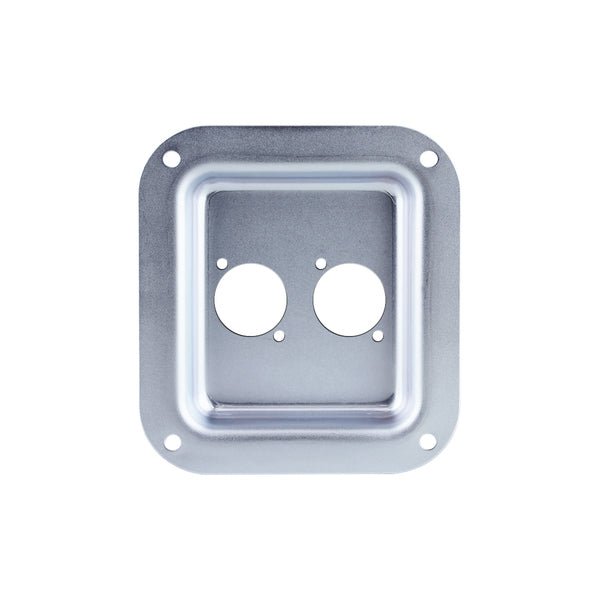 D0947Z - Penn Elcom - D0947Z - Small Dish Punched for 2 x D-Series Connectors - Zink