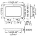 D2101Z - Penn Elcom - D2101Z - Large Plain Dish - Zink