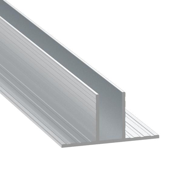 E2226 - Penn Elcom - E2226 - Hat-Shaped Divider Extrusion For 9mm Panels - Sold as a 4M Length.