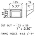 H1006 - Penn Elcom - H1006 - Pocket Handle.