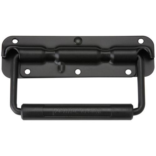 H1052K - Penn Elcom - H1052K - Sprung Surface Handle, with 15mm Grip - Black