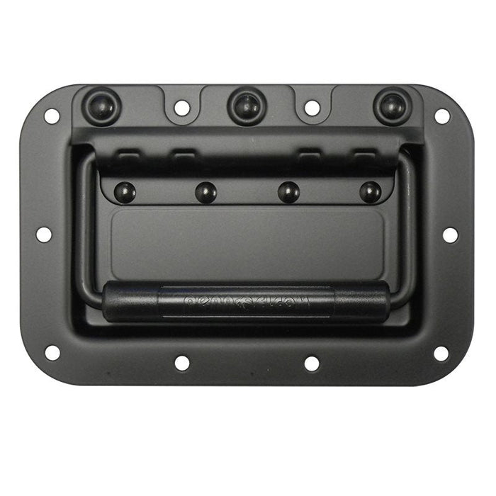 H1064K - Penn Elcom - H1064K - Rivet Protected Recessed Handle - Black.