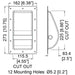 H1070 - Penn Elcom - H1070 - Recessed Steel Bar Handle.