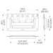 H7148Z - Penn Elcom - H7148Z - Slim Lid Rivet Protected Recessed Handle