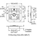 L905/927Z - Penn Elcom - L905/927Z - Mini Latch in Plain Dish