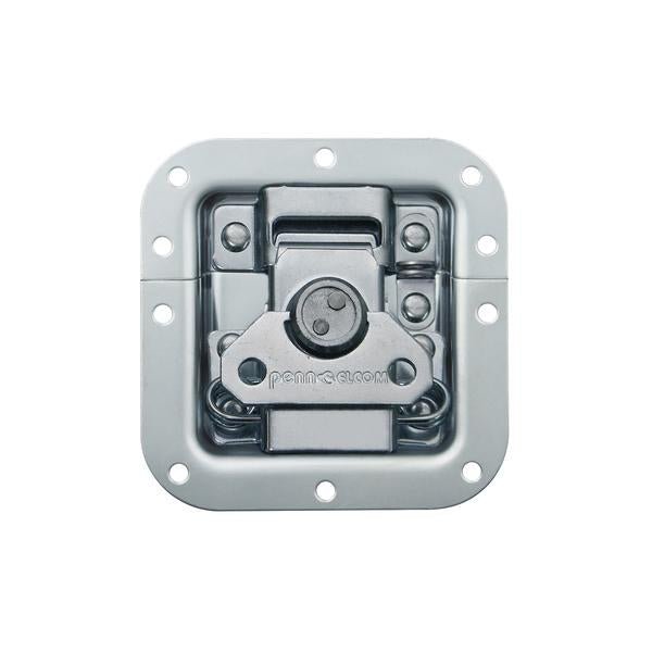 L905/928/07PBZ - Penn Elcom - L905/928PBZ - Medium Butterfly Latch in Plain Dish - Padlockable