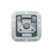 L905/928/07PBZ - Penn Elcom - L905/928PBZ - Medium Butterfly Latch in Plain Dish - Padlockable