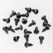 95606-20 - Penn Elcom - MSB - 6x6 Black Screw Sets For Front Modules to Extrusions.