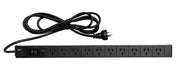 PDU-AU-10B - Penn Elcom - PDU-AU-10B - 10 way vertical PDU with 3m/118" mains cable with 16A power connector.