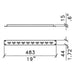 R1277/1UK - Penn Elcom - R1277/1UK - Punched for BNC Rack Connectors.