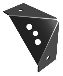 R8856 - Penn Elcom - R8856 - Corner Support Bracket For R8800 Anti-Vibration RMS