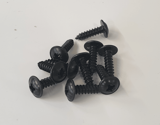 8x5/8 - Pozi Drive Screws - 8x5/8 Pack of 50 - Black