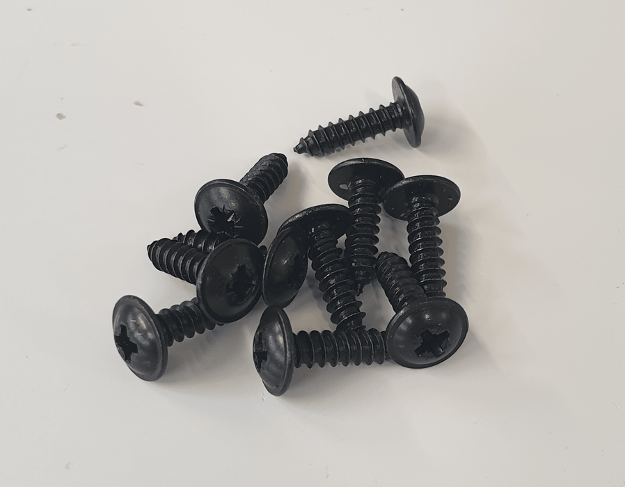 8x5/8 - Pozi Drive Screws - 8x5/8 Pack of 50 - Black