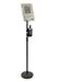 QR Code Stand - Round - QR Code Stand - With Hand Sanitizer Holder - Custom Printed QR Code