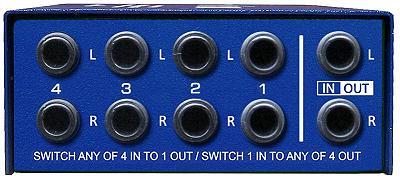 ARX - Q Switch - Quad Channel Stereo Switcher