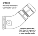 IPMX1 - Quest - IPMX1 - Weather Resistant Connector Cover for MX series Black.