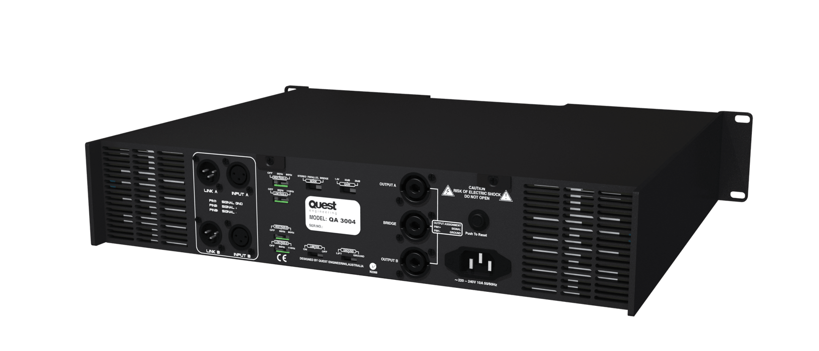 QA1004 - Quest - QA1004 - 2 Channel Amplifier