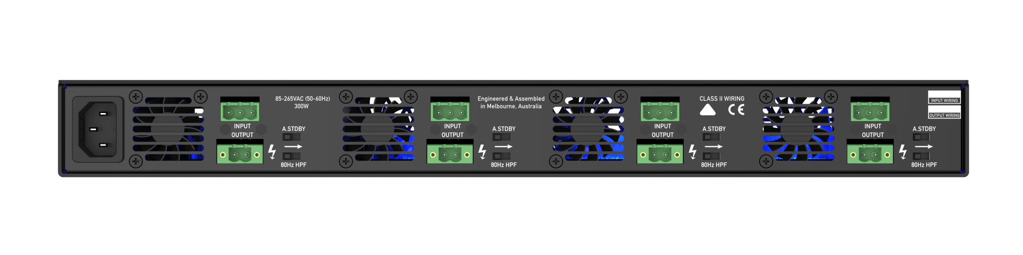 QX4280 - Quest - QX4280 - 4 Channel Amplifier ***END OF LINE CLEARANCE***