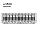 uRAK3 - Quest - uRAK3 - 3RU Mounting Shelf For 3 x QX300 Amplifiers.