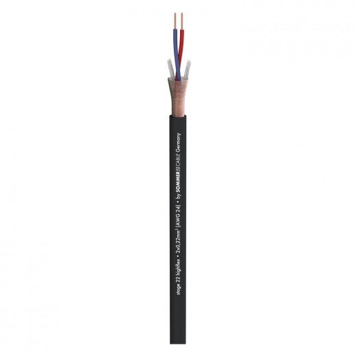 200-0001 - Sommer Cable - Stage 22 Highflex - Black