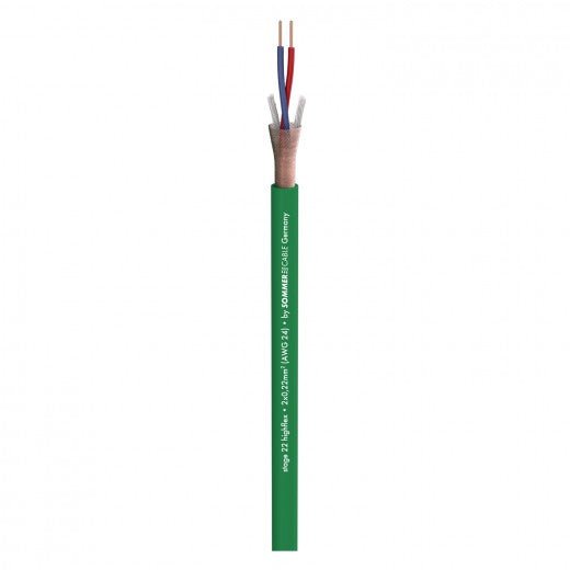 200-0004 - Sommer Cable - Stage 22 Highflex - Green