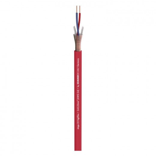 200-0003 - Sommer Cable - Stage 22 Highflex - Red