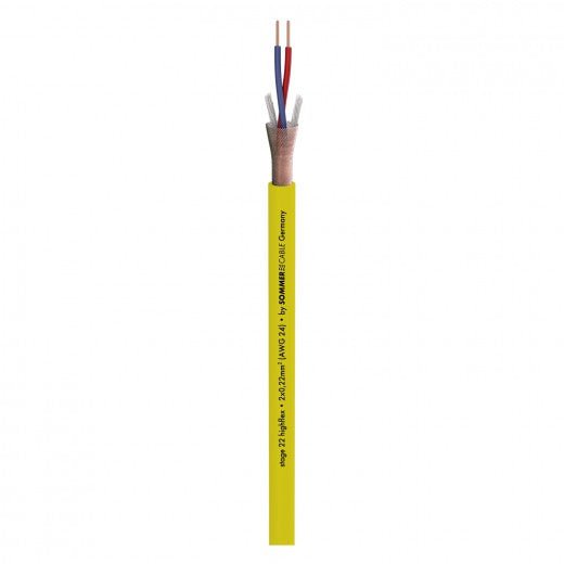 200-0007 - Sommer Cable - Stage 22 Highflex - Yellow